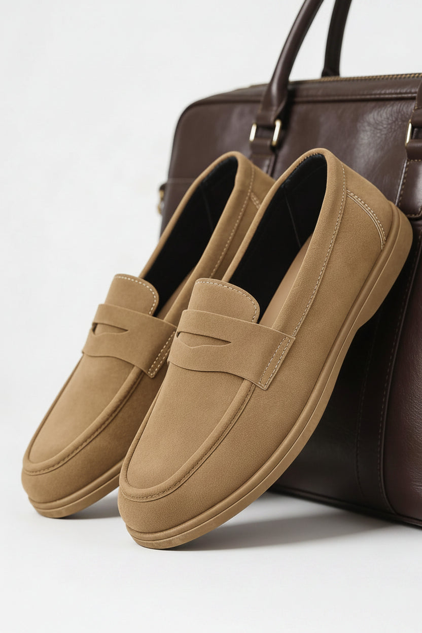 Men's Raised Sole Penny Loafers