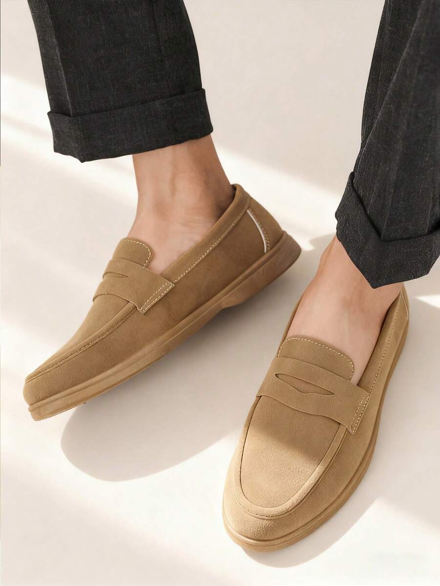 Men's Raised Sole Penny Loafers