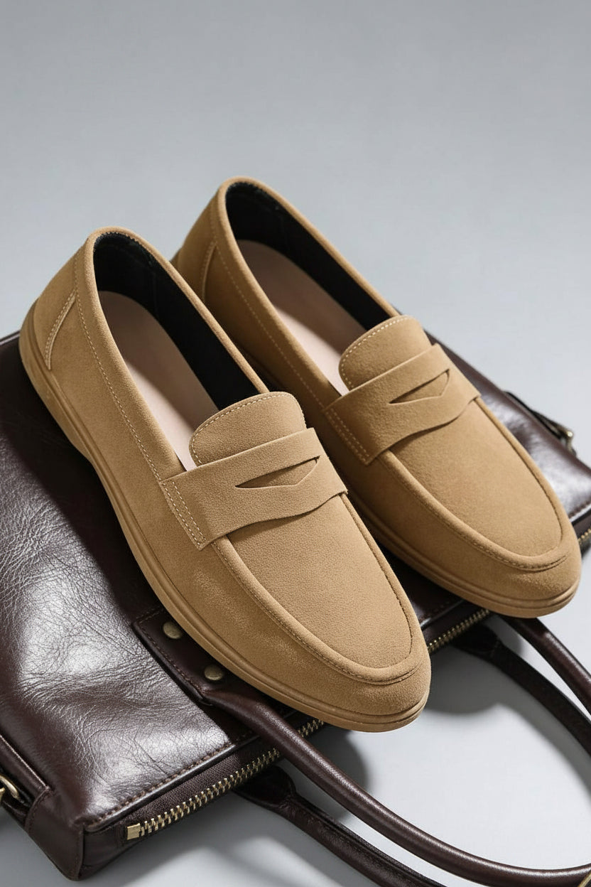 Men's Raised Sole Penny Loafers