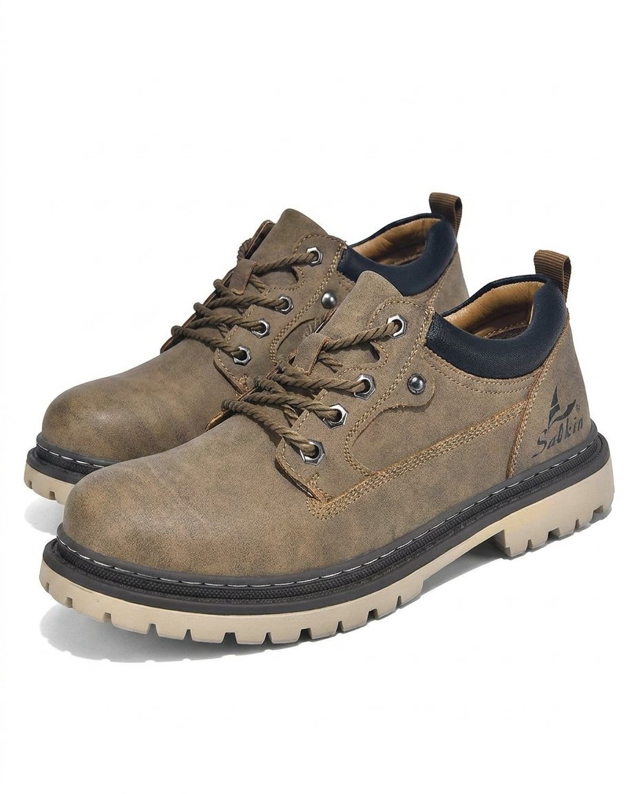 Men's Rugged Lace-Up Shoes