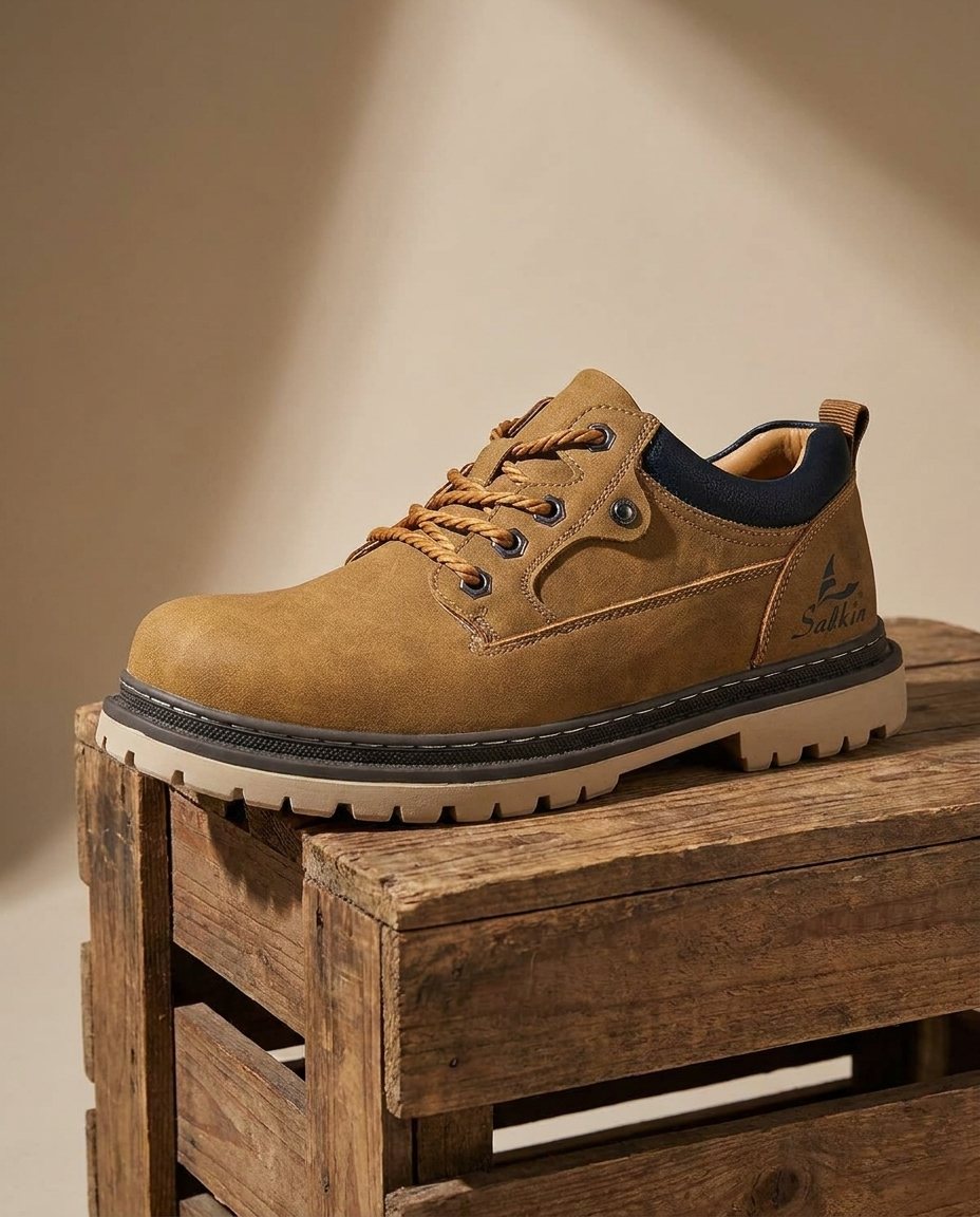 Men's Rugged Lace-Up Shoes
