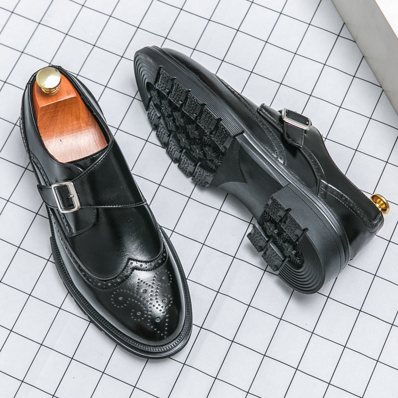 Men's Single Monk Strap Shoes
