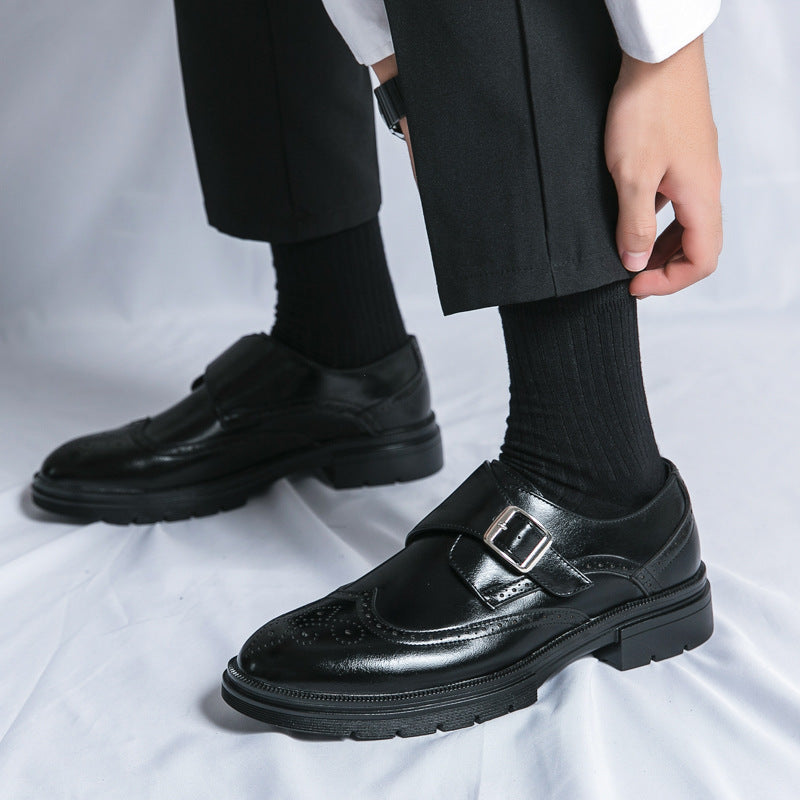 Men's Single Monk Strap Shoes