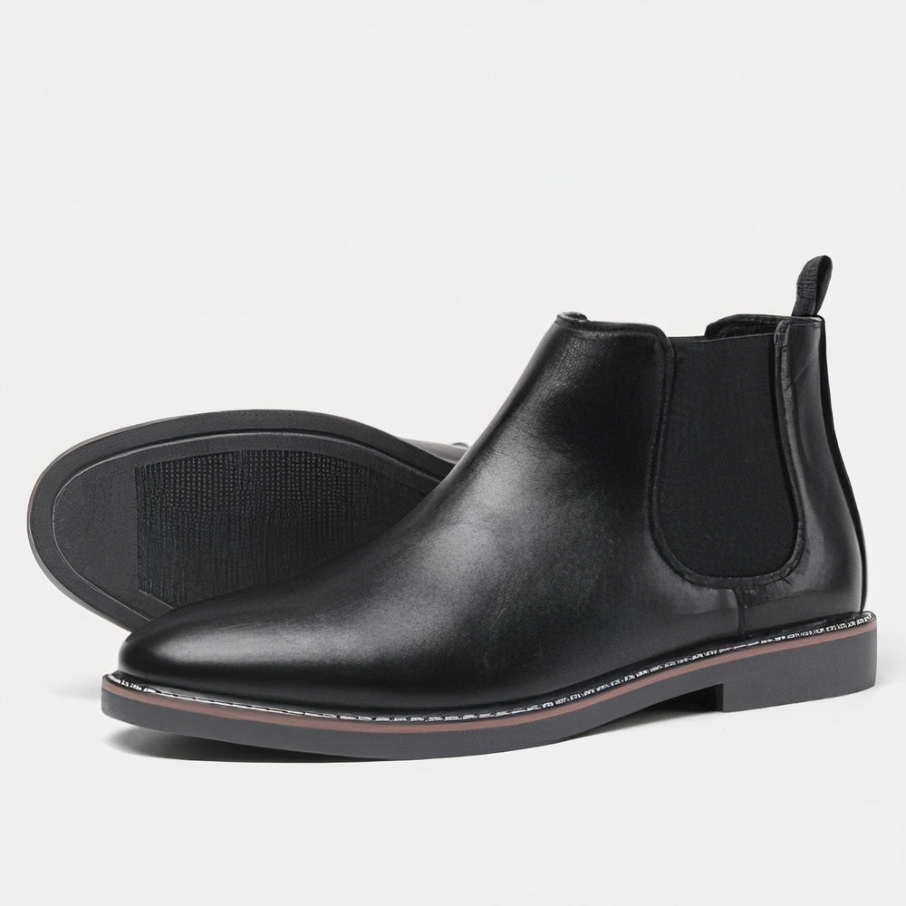 Men's Leather Ankle Chelsea Boots
