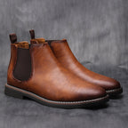 Men's Leather Ankle Chelsea Boots