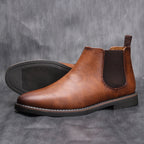 Men's Leather Ankle Chelsea Boots