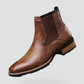 Men's Stacked Leather Chelsea Boots
