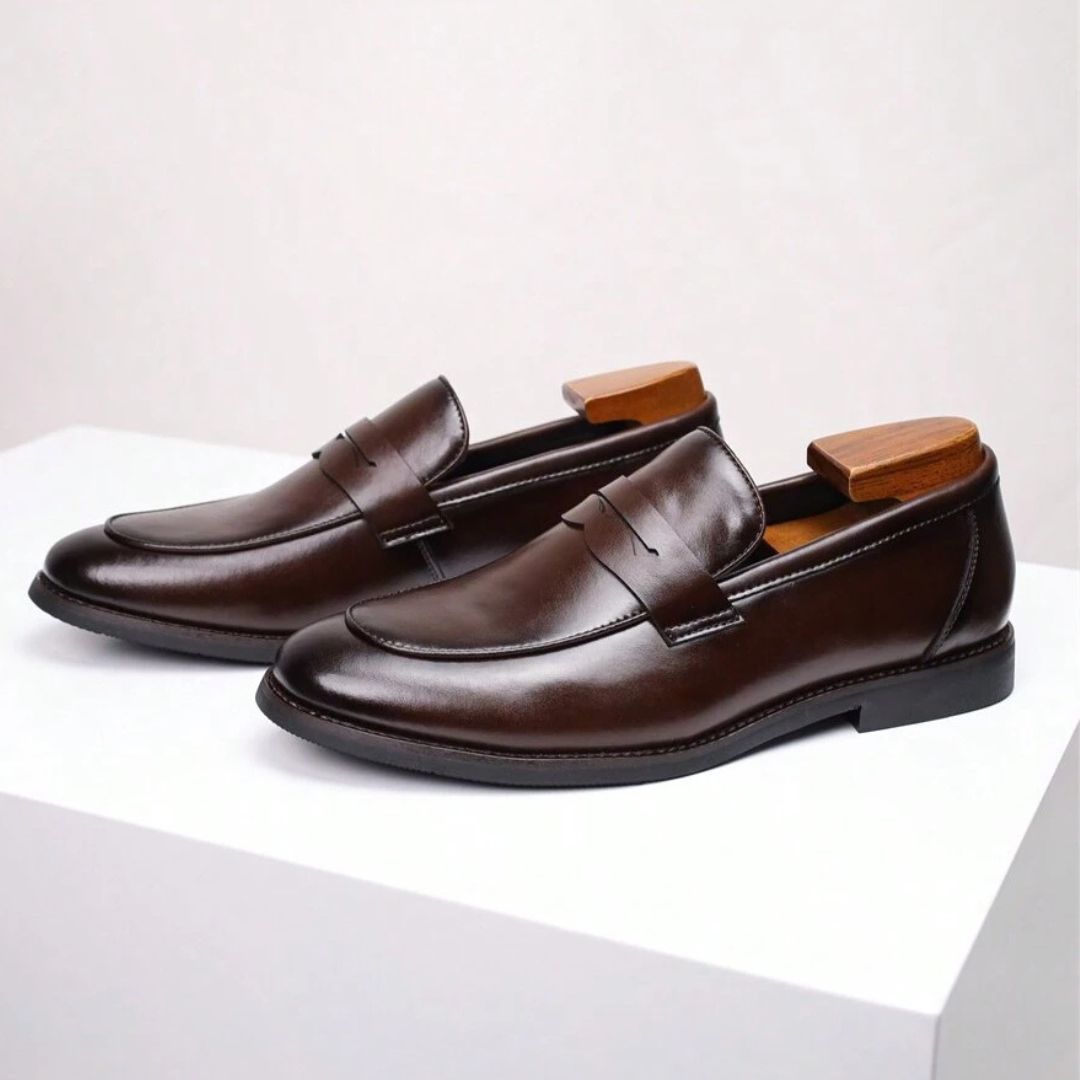 Men's Stacked Penny Loafers