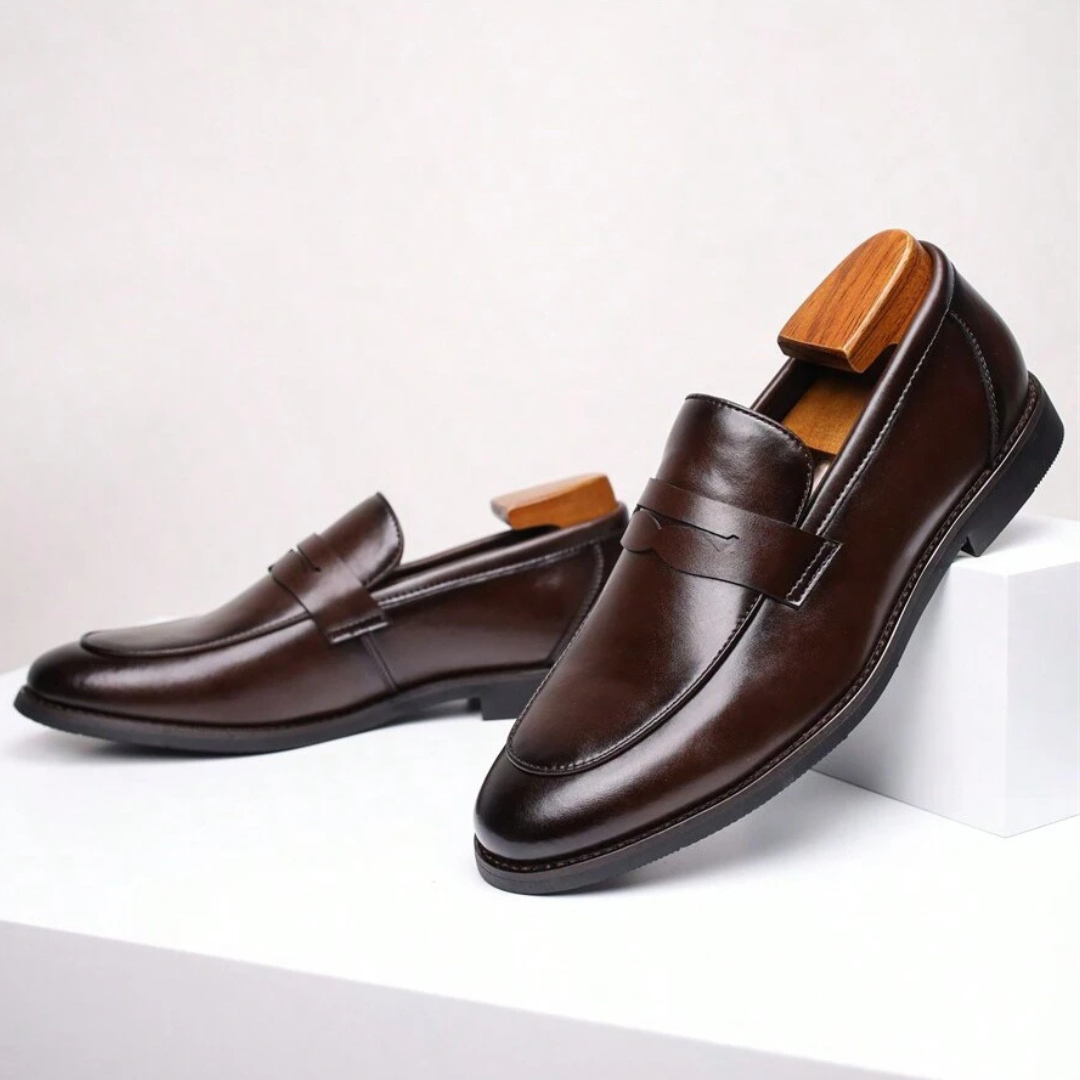 Men's Stacked Penny Loafers