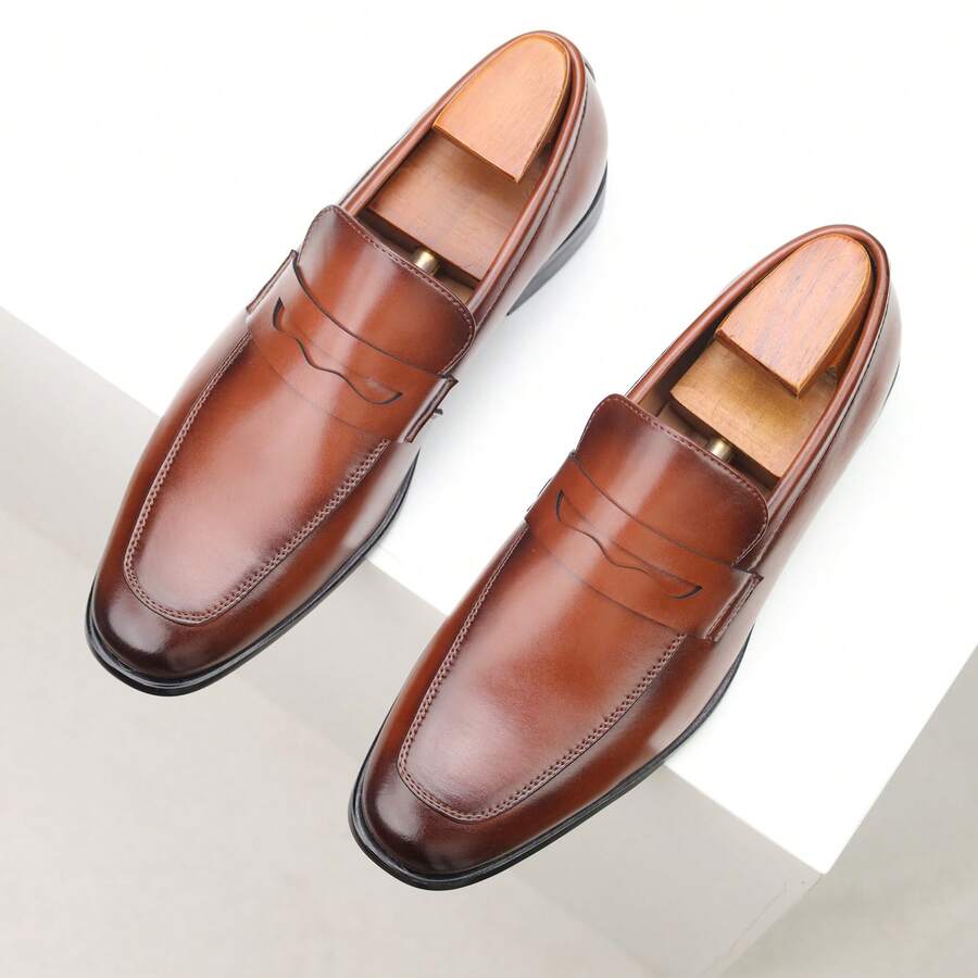 Men's Stacked Penny Loafers