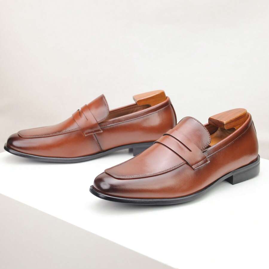 Men's Stacked Penny Loafers