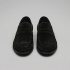 Men's Stacked Suede Penny Loafers