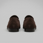 Men's Stacked Suede Penny Loafers