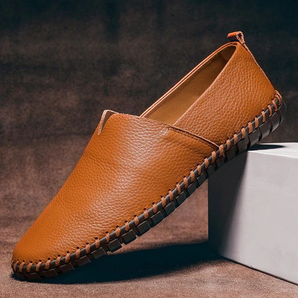 Men's Stitched Slip-On Shoes