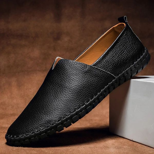 Men's Stitched Slip-On Shoes
