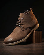 Men's Suede Lace-Up Chukka Boots