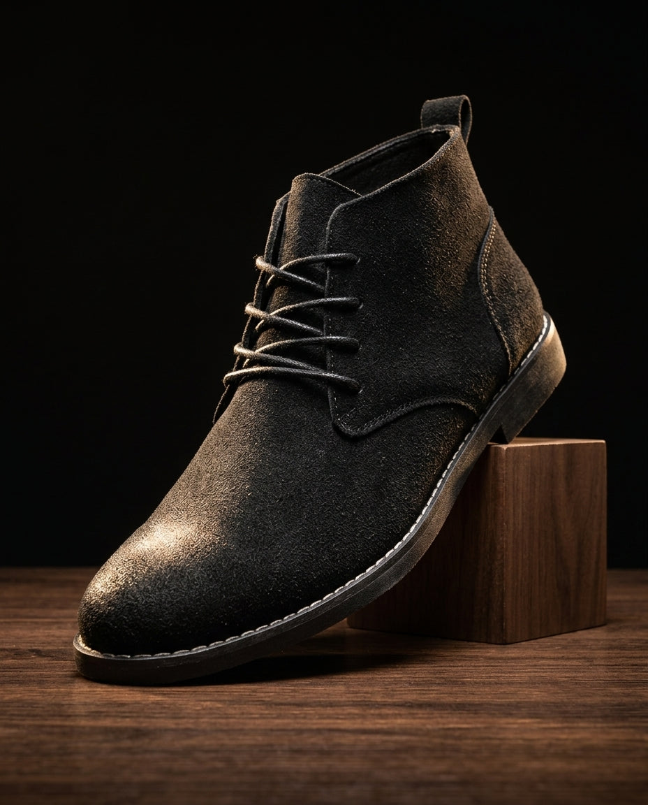 Men's Suede Lace-Up Chukka Boots