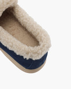 Men's Suede Lined Moc Toe Loafers