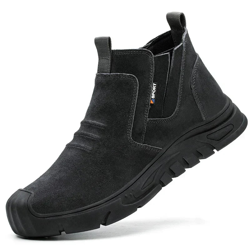 Men's Suede Lug Sole Work Boots
