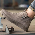 Men's Suede Lug Sole Work Boots