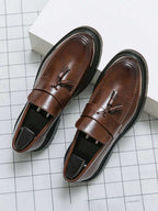Men's Tassel Lug Loafers