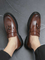 Men's Tassel Lug Loafers