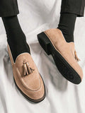 Men's Tassel Moc Toe Loafers