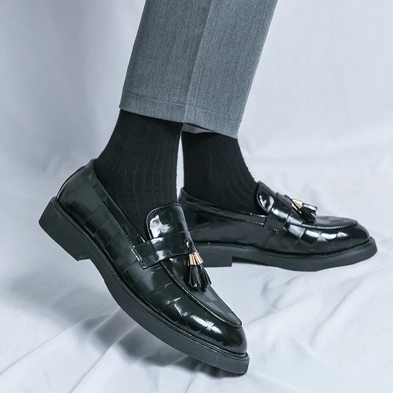 Men's Tassel Penny Loafers