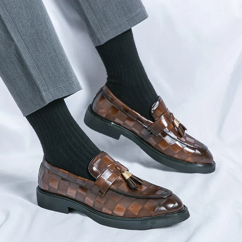 Men's Tassel Penny Loafers