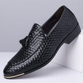 Men's Tassel Woven Loafers