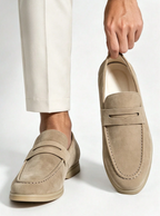 Men's Textured Apron Toe Loafers