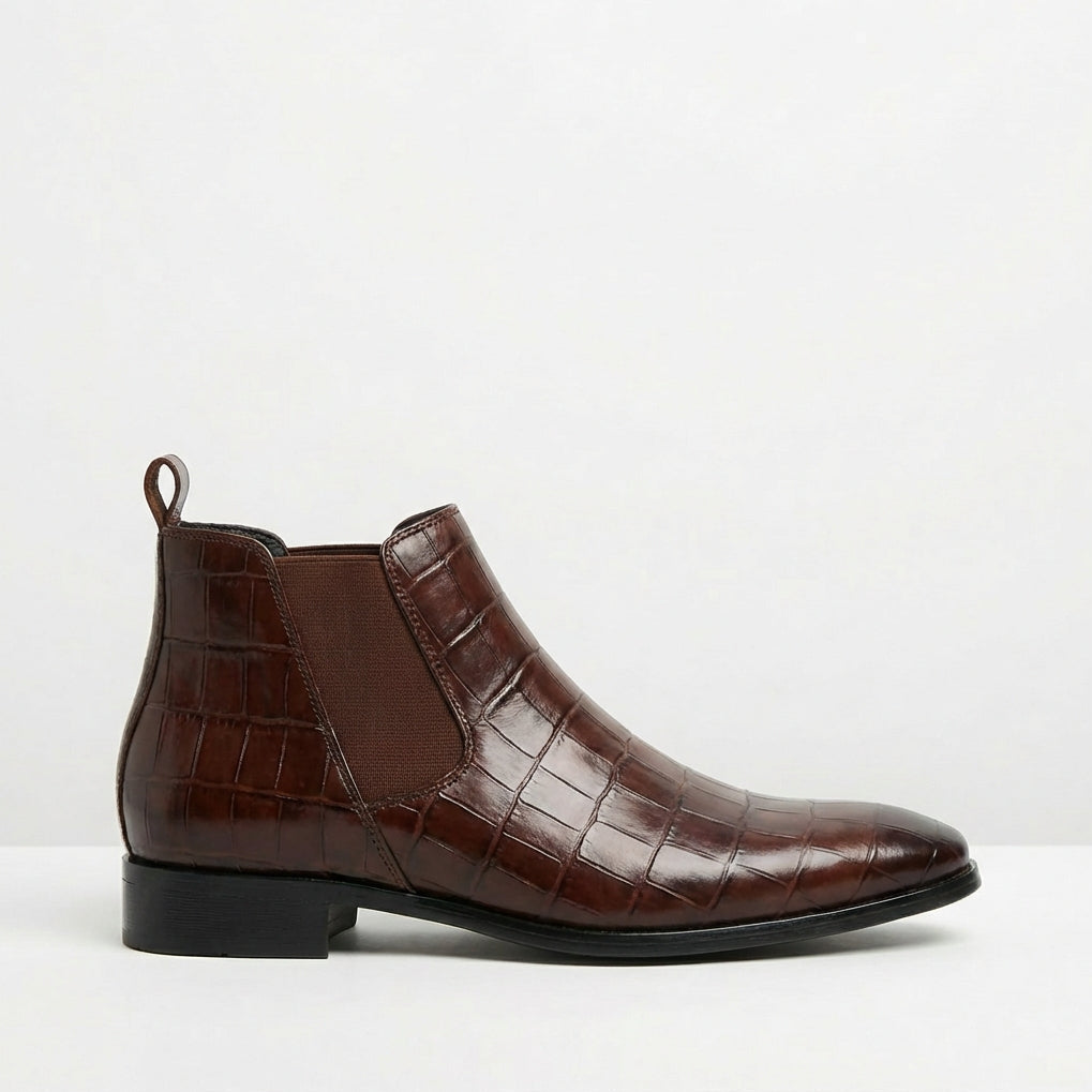Men's Textured Chelsea Boots