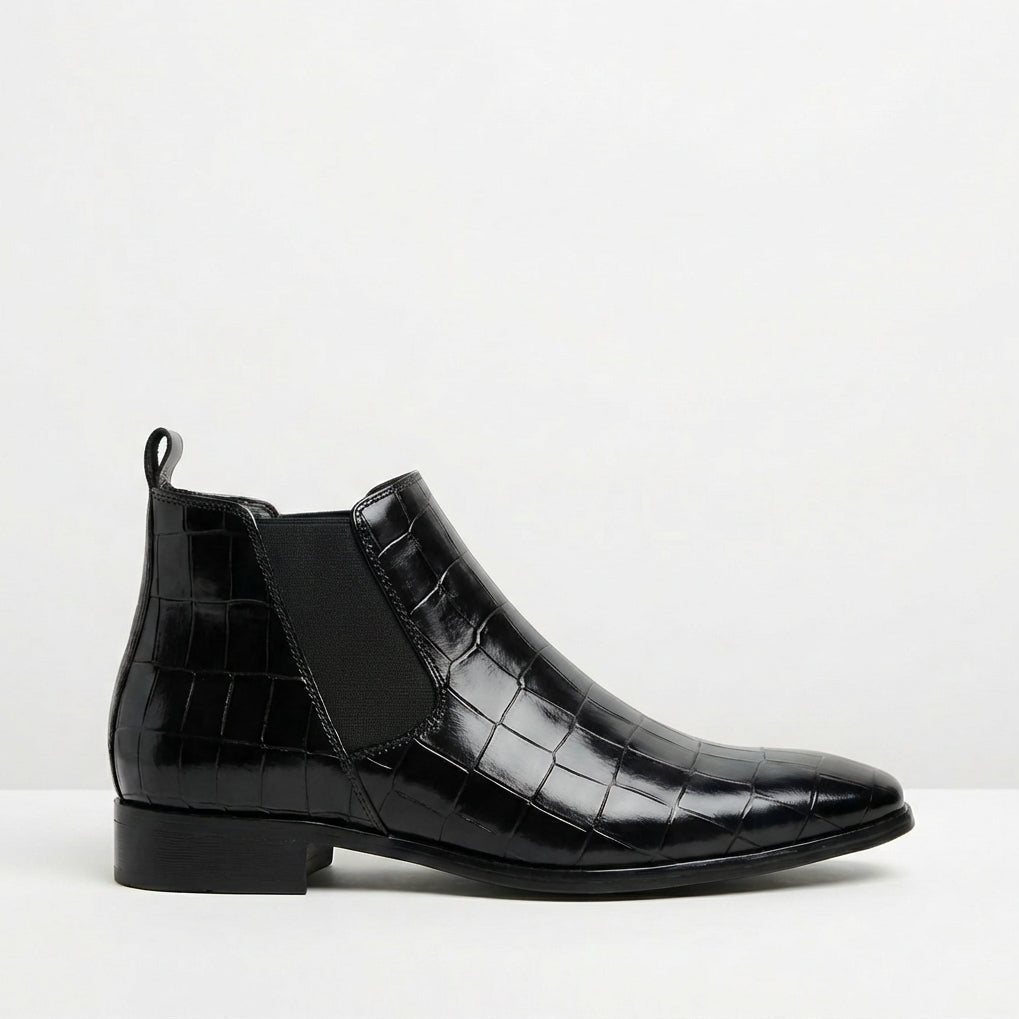 Men's Textured Chelsea Boots