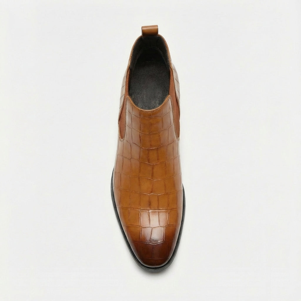 Men's Textured Chelsea Boots