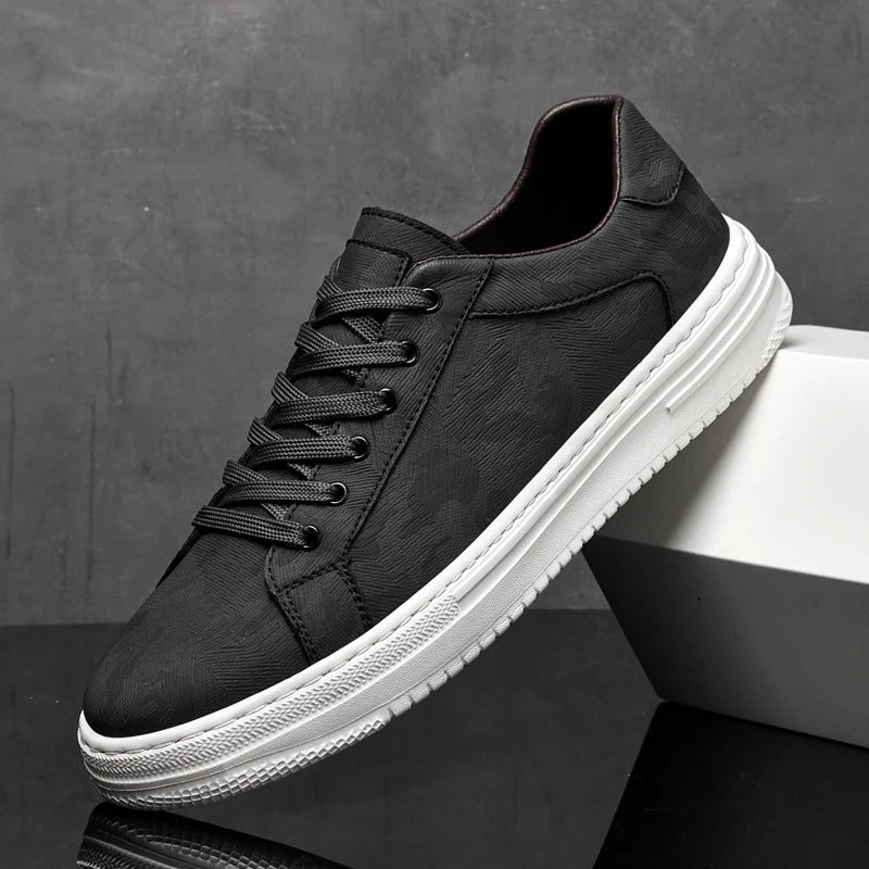 Men's Textured Court Sneakers