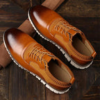 Men's Textured Derby Shoes