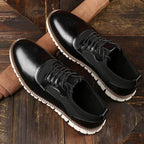 Men's Textured Derby Shoes