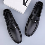 Men's Textured Horsebit Loafers