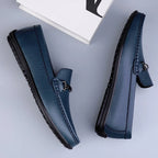 Men's Textured Horsebit Loafers