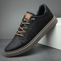 Men's Textured Low-Top Sneakers