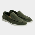 Men's Plain Toe Slip-On Loafers