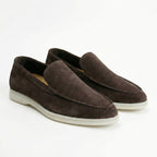 Men's Plain Toe Slip-On Loafers