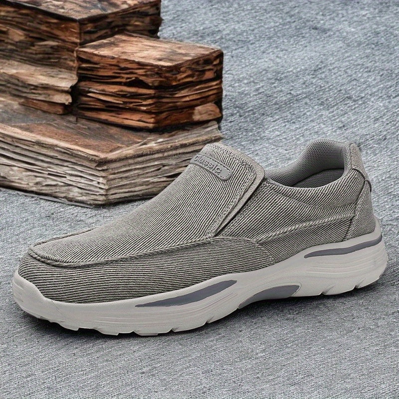 Men's Textured Slip-On Shoes
