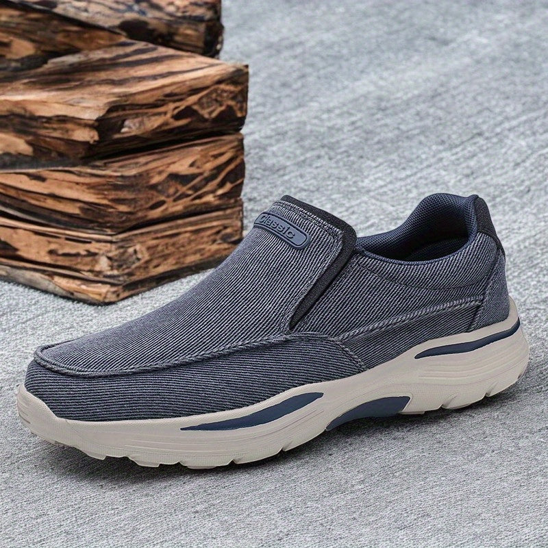 Men's Textured Slip-On Shoes