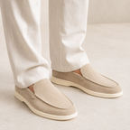 Men's Textured Suede Loafers