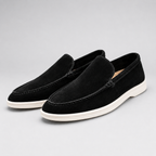 Men's Textured Suede Loafers