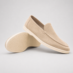 Men's Textured Suede Loafers