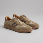 Men's Textured Suede Low Top Sneakers