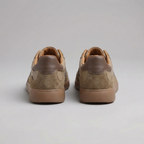 Men's Textured Suede Low Top Sneakers