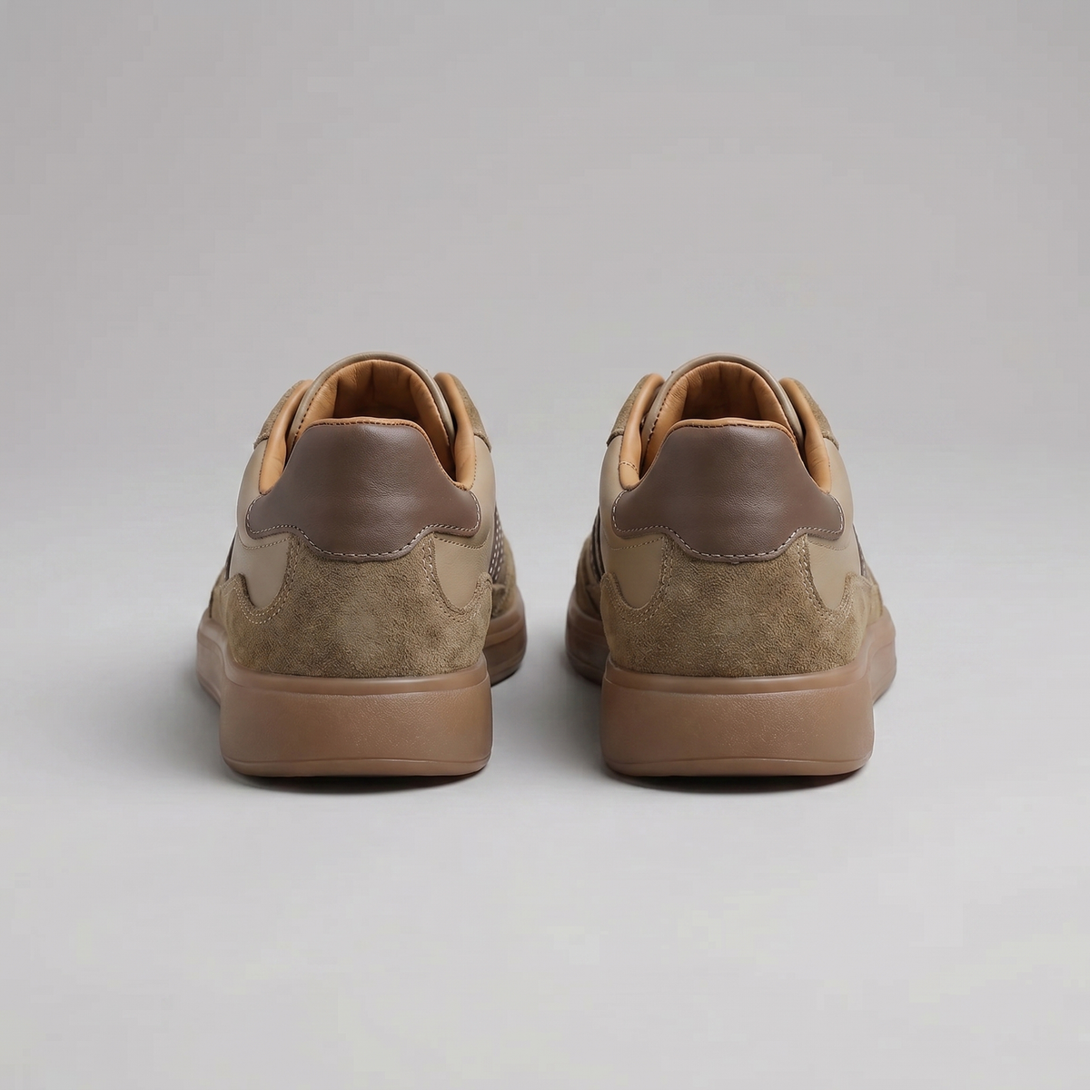 Men's Textured Suede Low Top Sneakers